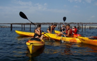 Kajakfahrt auf dem Etang de Thau