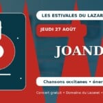 Joanda en concert aux Estivales du Lazaret 2026 à Sète