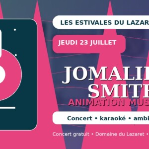 Jomalik und Smith im Konzert bei den Estivales du Lazaret 2026 in Sète
