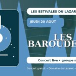 Les Baroudeurs en concert aux Estivales du Lazaret 2026 à Sète