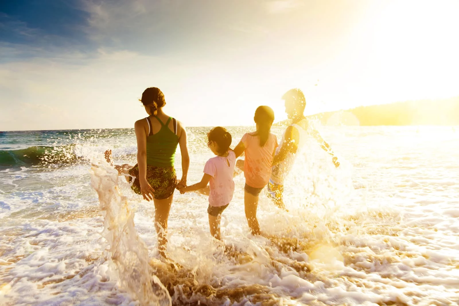 vacances en famille à la plage